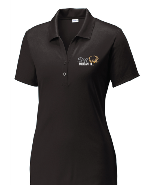 'Ike STAFF Polo Shirt, Unisex or Womenʻs Cut, Dri Fit