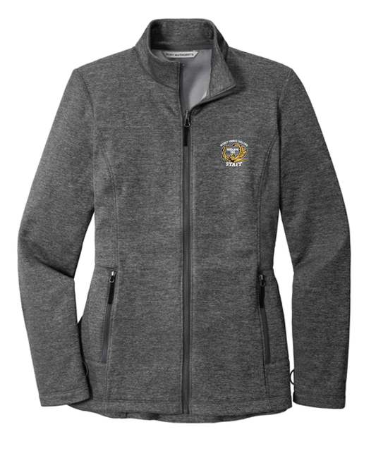'Ike STAFF Womenʻs Full-Zip Heather Stretch Fleece Jacket