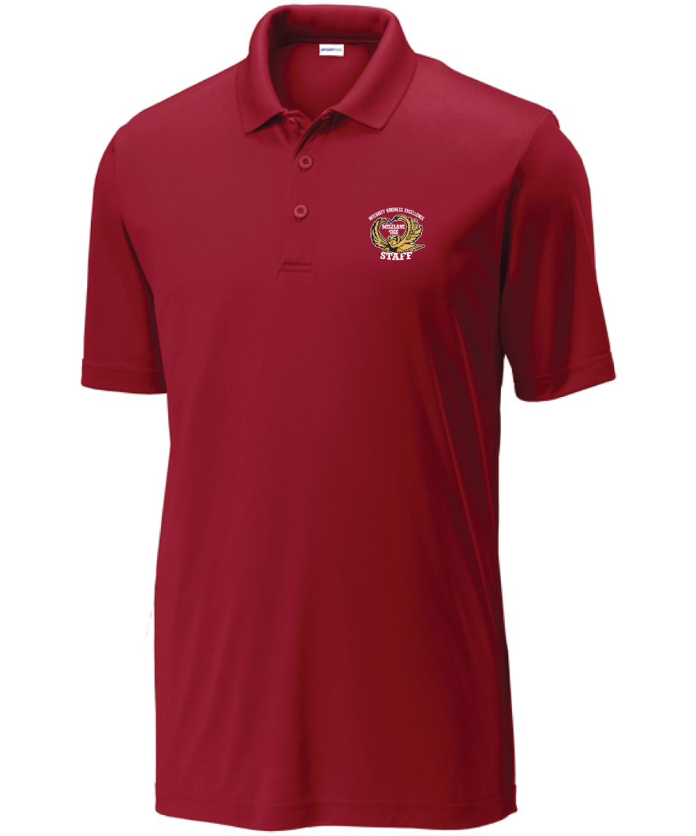 'Ike STAFF Pillars Dri Fit Polo