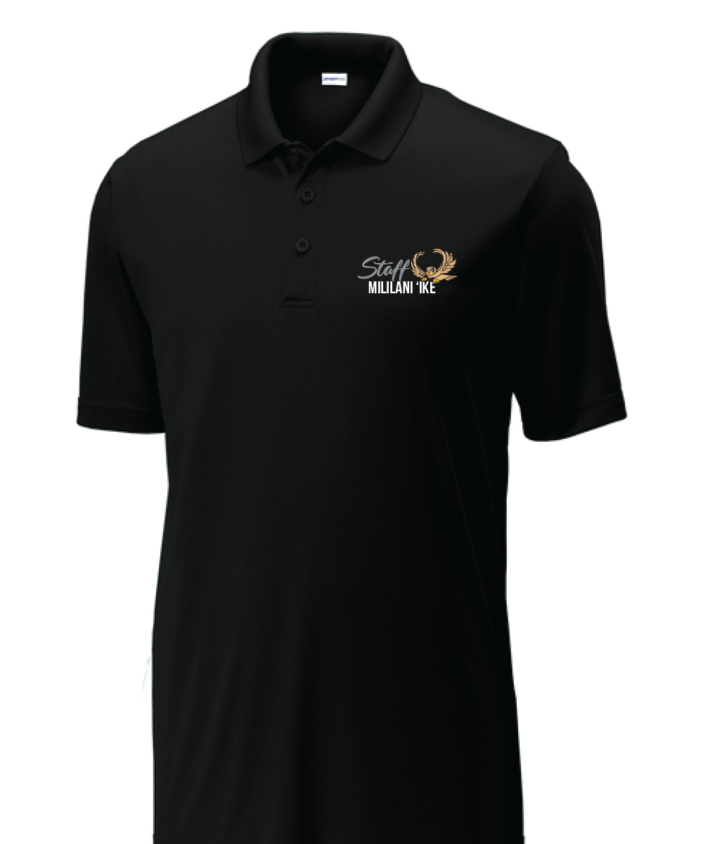'Ike STAFF Polo Shirt, Unisex or Womenʻs Cut, Dri Fit
