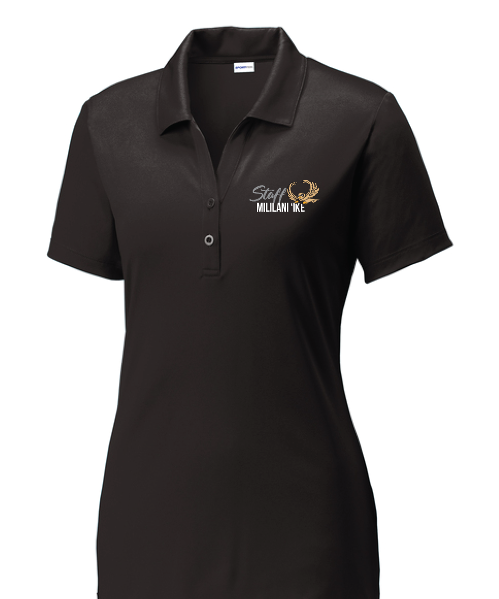 'Ike STAFF Polo Shirt, Unisex or Womenʻs Cut, Dri Fit